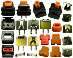 Partially disassembled switch