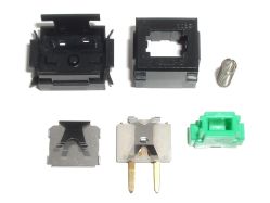 Disassembled, top views