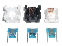 Linear switchplates: Type 1 momentary, Type 1 latching, Type 2 latching