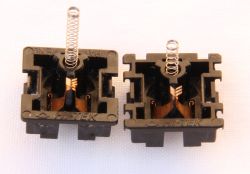Long space bar spring (left) vs normal spring (right)
