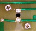 Single unit switch PCB retaining screws and reed switch solder points