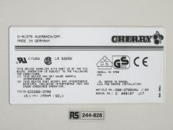 Rear label (production date is 17th week of 1997, which was early April)