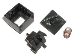 Spring and slider removed