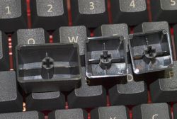 PBT keycaps closeup 3