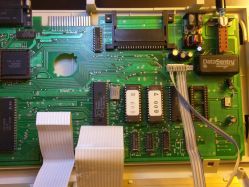 Keyboard pcb with terminal internals
