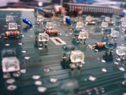Burroughs Opto-Electric LEDs and photoresistors