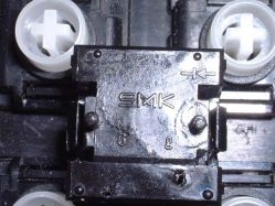 Base with SMK branding; as is most examples, there are no diode holes