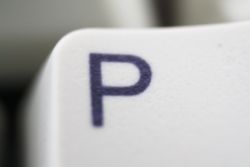 Keycaps close up