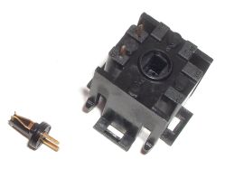 Lamp fitting removed from the base