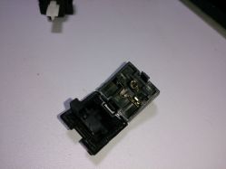 Open switch with slider