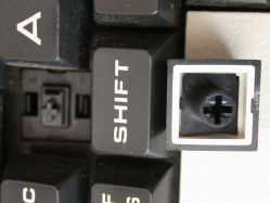 Shift lock keycap with special adapter