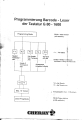 Programming instruction sheet