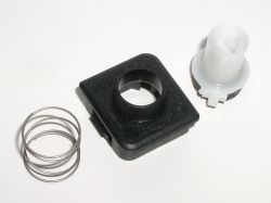 Disassembled slider module, top views
