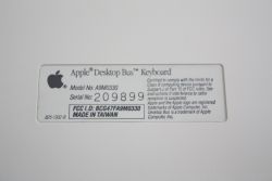 Rear label