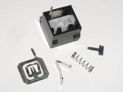 Switch after the front contact plate is also removed