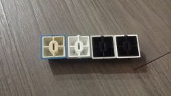 Keycap mounts.