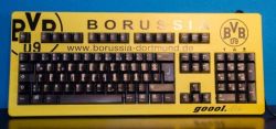 Cherry G81-3000 HAD BVB Dortmund Edition topview