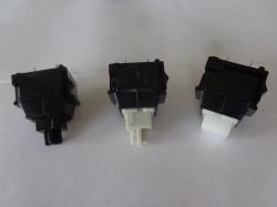 Three different DC-60 switches, showing three switch profiles
