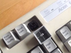 Keyswitch exposed