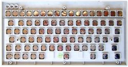 BTC 5100 foil discs (top of keyboard upside down)
