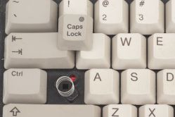 Caps lock key position