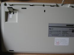 Rear, showing cable channel.