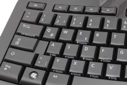 Keycap detail, showing shortcut legends