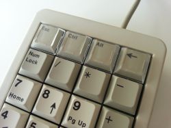 Relegendable and pad printed keys.