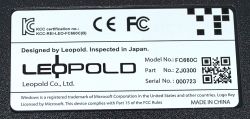 Black FC660C back label