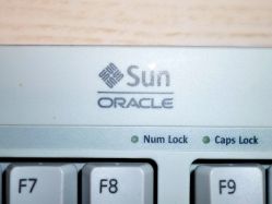 Later keyboard branded Sun and Oracle