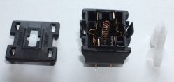 Switch with contacts for 2 different circuits.