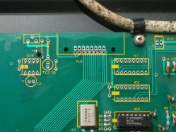 Unused portion of the controller PCB; the switch IC also has places for additional LEDs