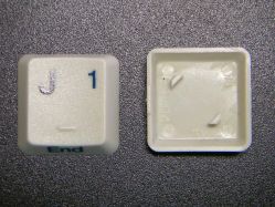 Flat keycap mount to match the slider