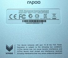 Back label