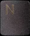 Stained laser etching
