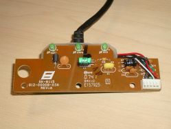 Top view of controller PCB