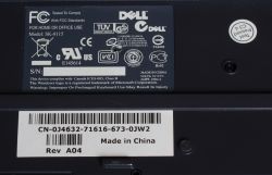 Label of same keyboard ("673" in S/N = 2006-07-03)