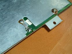 Shield plate bond