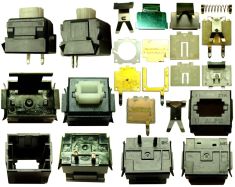Various views of a rare version without the Alps logo on the base; be aware that the switchplate parts depicted are inconsistent