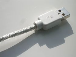 Transparent USB cable