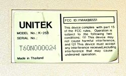 KB backplate