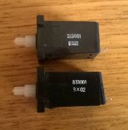 Vertical reed tactile switch housing