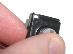 Switch opened, with control bar retracted