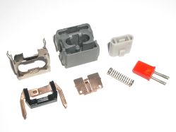Disassembled, top views