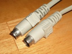 Keyboard and trackball plugs