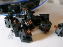A bunch of MX Brown switches