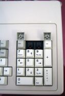 Num Lock and Caps Lock appear to be lasered with infill, not pad printed