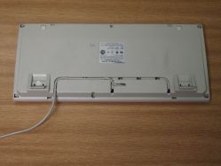 Bottom, with three-position cable channel