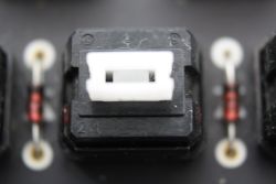 Key switch close up