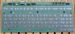 Alphameric Type 140-1595 foam and foil switch capacitive contacts